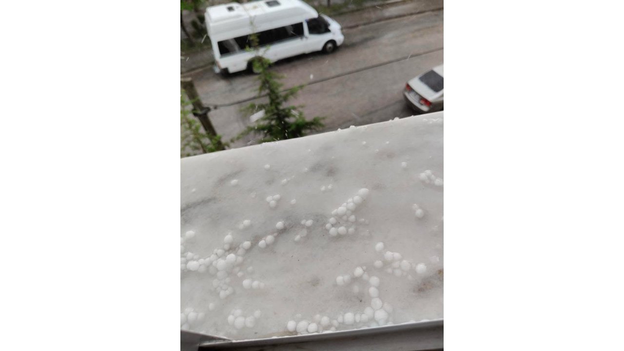 Başkent’te Dolu Yağışı