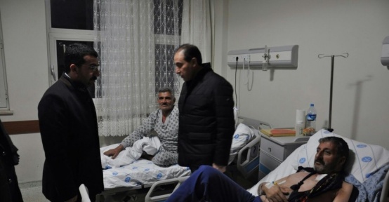 AK Parti Kars İl Başkan Çalkın, hastaneye anlamlı ziyaret