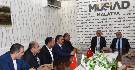 MTSO Başkanı Erkoç’tan MÜSİAD’a hayırlı olsun ziyareti