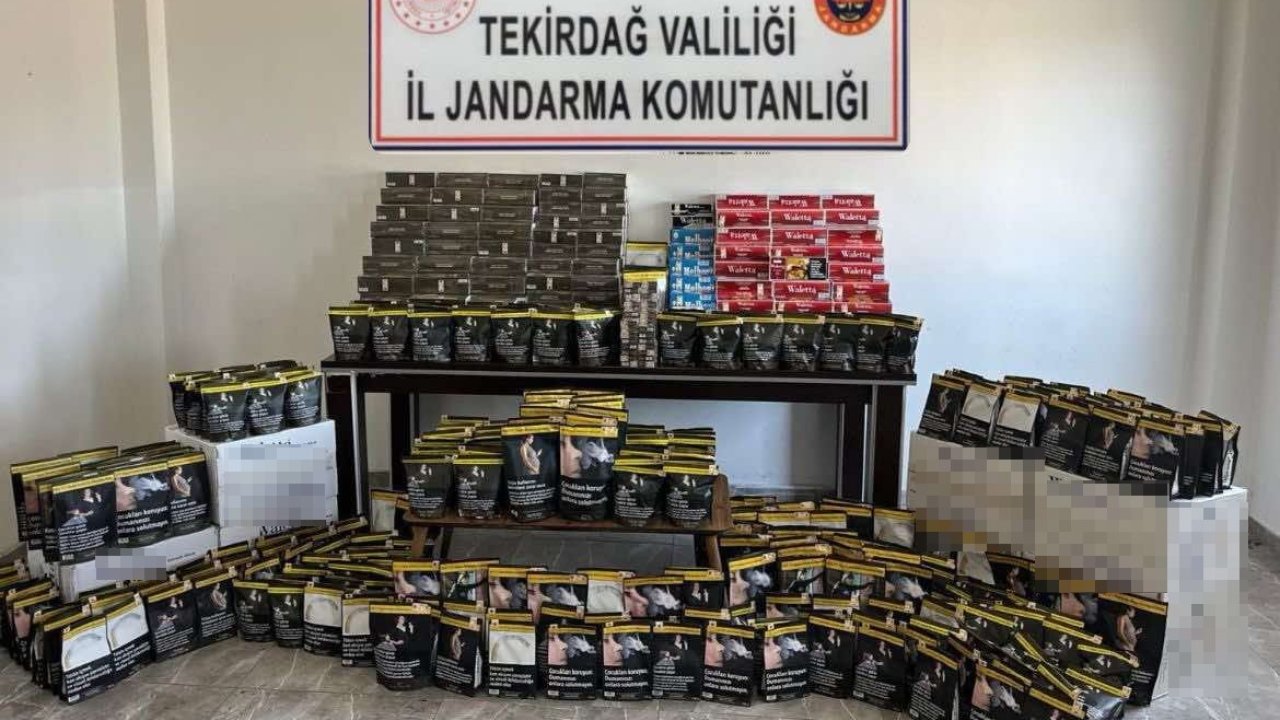 Tekirdağ’da Kaçak Alkol Ve Tütün Operasyonu