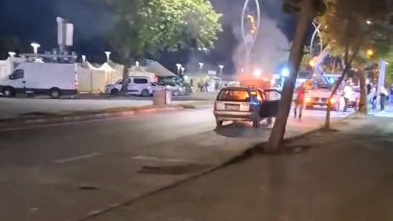 Sakarya’da Otomobil Alevlere Teslim Oldu