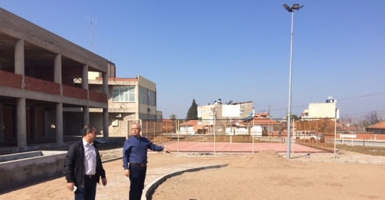 Yılmaz Parkında çalışmalar devam ediyor