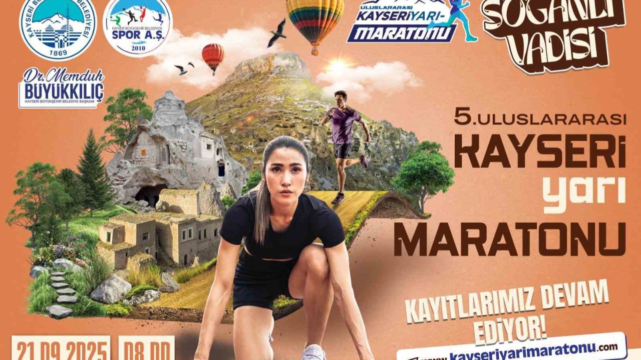 Soğanlı Vadisi Temalı 5’inci Uluslararası Kayseri Yarı Maratonu’nda Parkurlar Belli Oldu