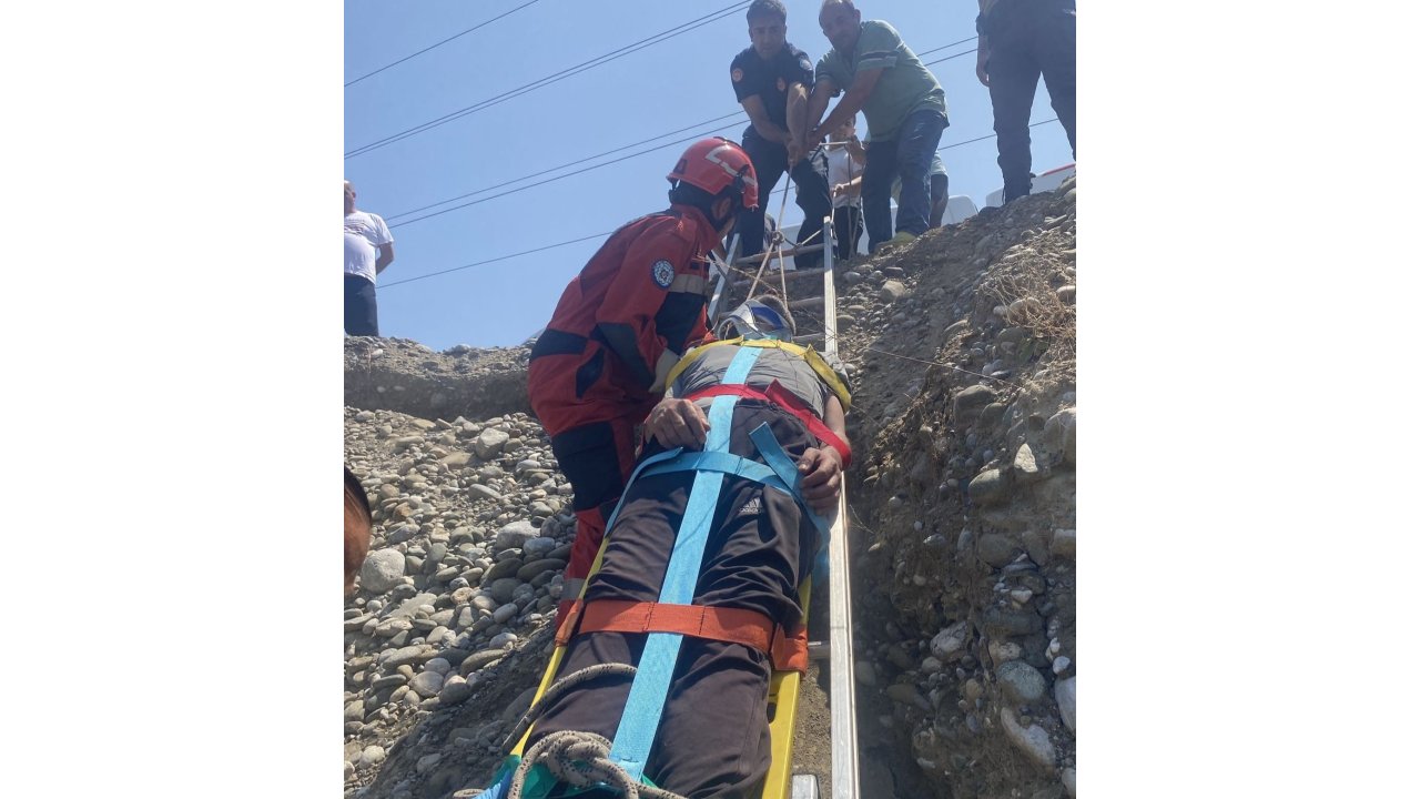 Ortaca’da Uçurumdan Düşen Bir Kişi Kurtarıldı