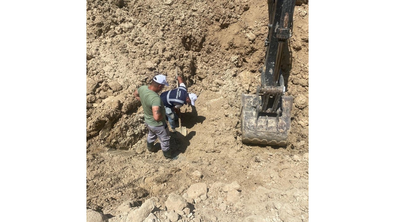 Söğüt’te Ana Su Hattında Çatlak Oluştu