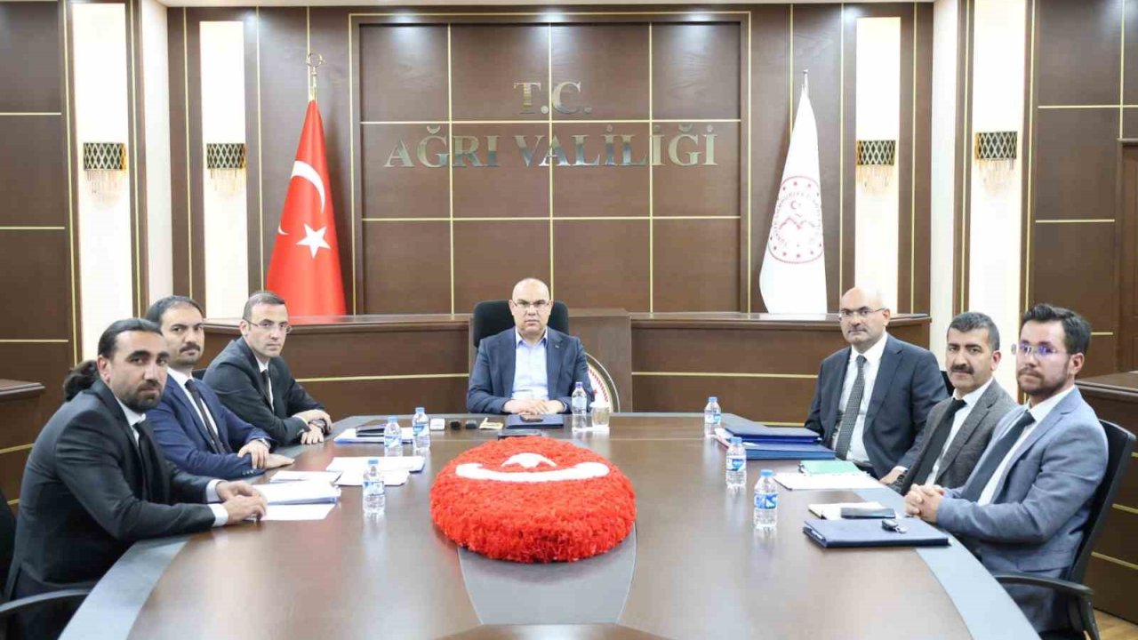 Ağrı’da Haftalık Çalışma Grubu Toplantısı Yapıldı