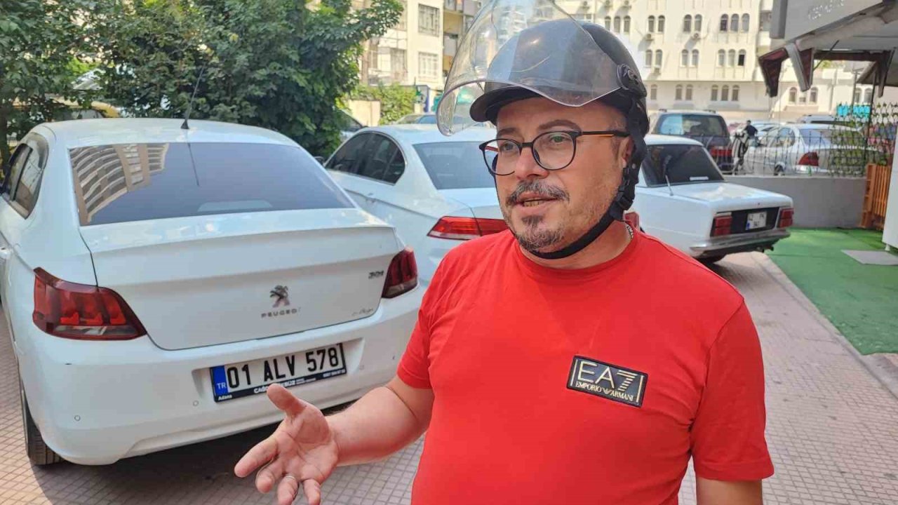 Otomobil Sürücüsüne ‘Kask’ Cezası Şoku