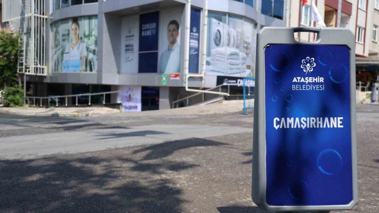 Ataşehir’de Ücretsiz Çamaşırhane Açıldı