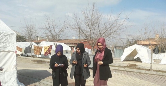 Kadın ve çocuk hakları derneği deprem bölgesinde