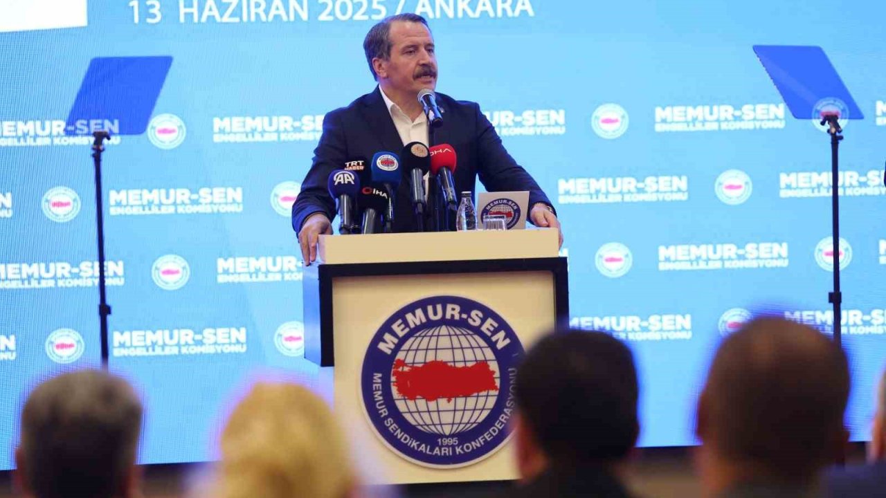 Memur-sen Genel Başkanı Yalçın:
