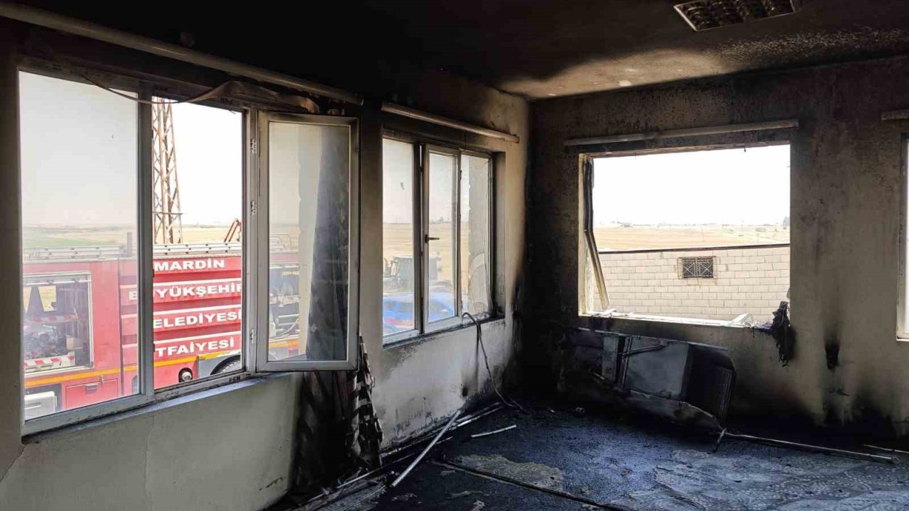 Mardin’de Taziye Evinde Çıkan Yangın Söndürüldü