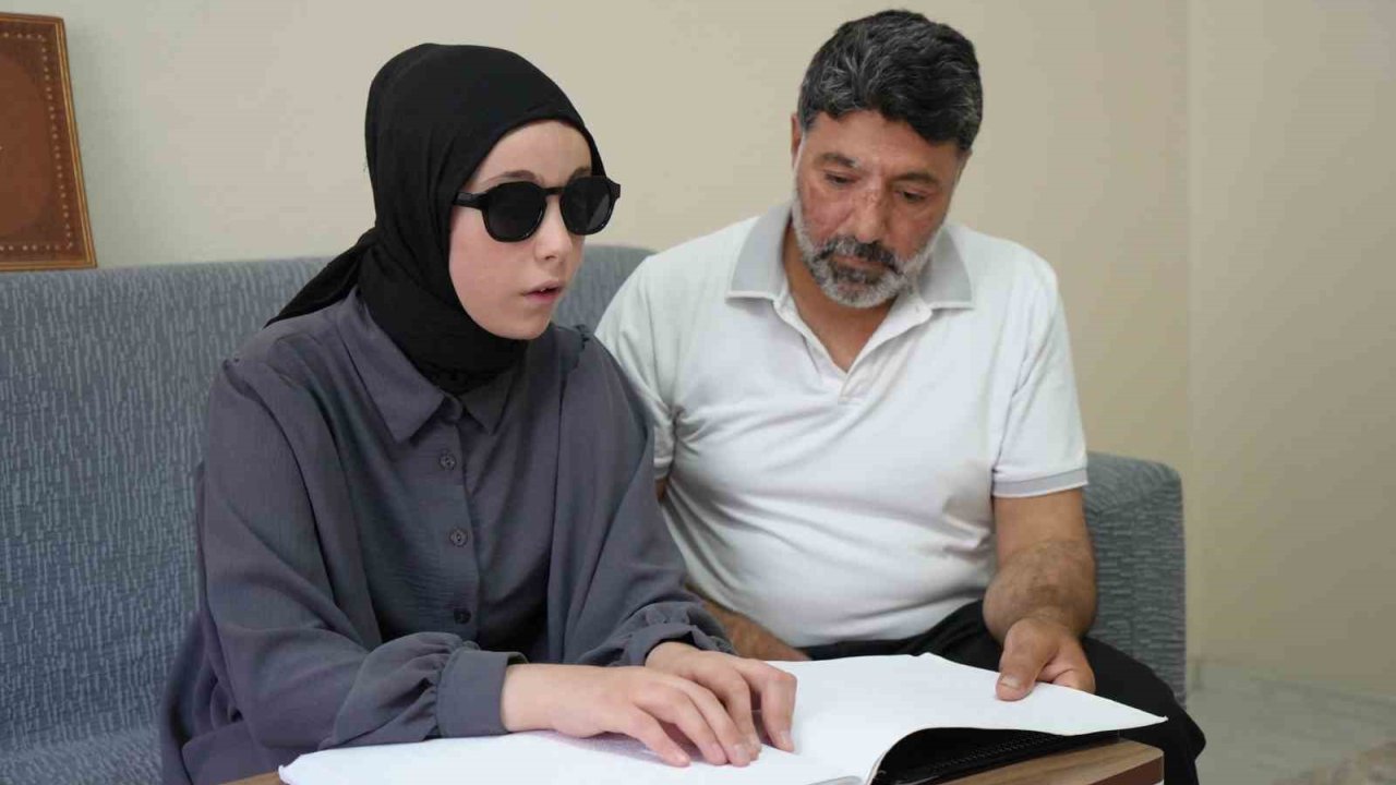 Görme Engelli Esma Nur’un En Büyük Destekçisi Babası