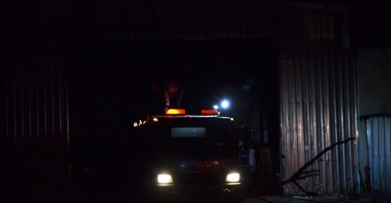 Plastik fabrikasında yangın