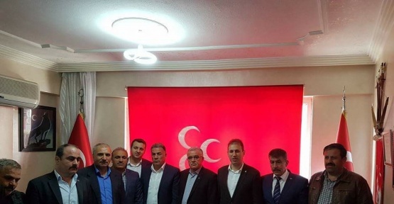 Siirt’te AK Parti’den MHP’ye ziyaret