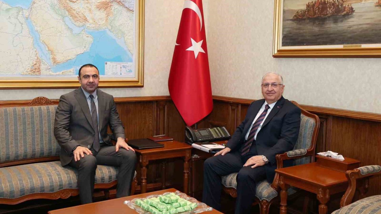 Bakan Güler, Azerbaycan’ın İstihbarat Başkanı Korgeneral Sultanov’u Kabul Etti