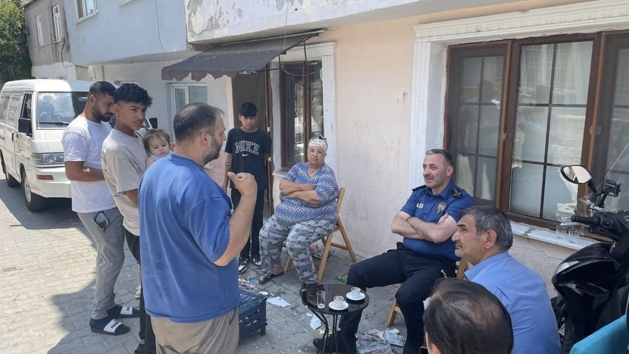 Tekirdağ Emniyet Müdüründen Mahalle Ziyaretleri