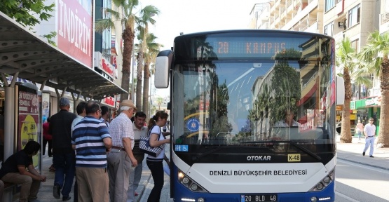 YGS’ye gireceklere Denizli Büyükşehir otobüsleri ücretsiz