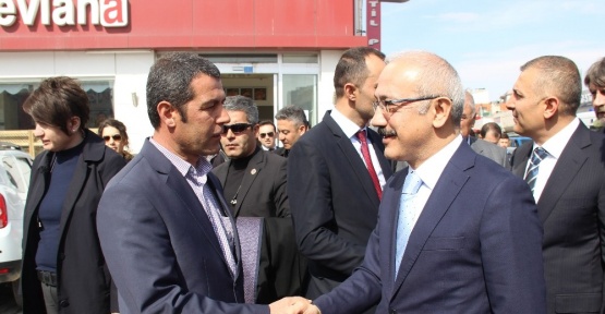 Bakan Elvan, referandum çalışmasına katıldı