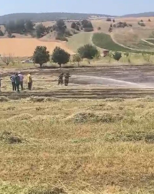 Bilecik’te Anız Yangını Söndürüldü