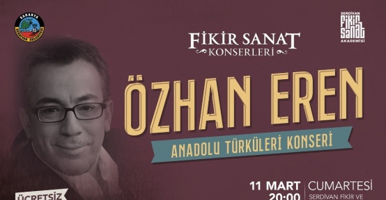Serdivan Fikir ve Sanat, yönetmen Eren’i ağırlayacak