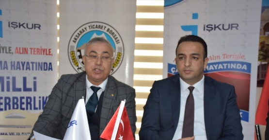 Aksaray Ticaret Borsasında istihdam seferberliği toplantısı