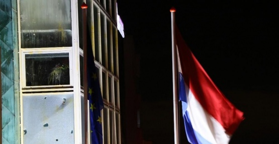Hollanda’nın Ankara Büyükelçiliği’nde protestolar devam ediyor