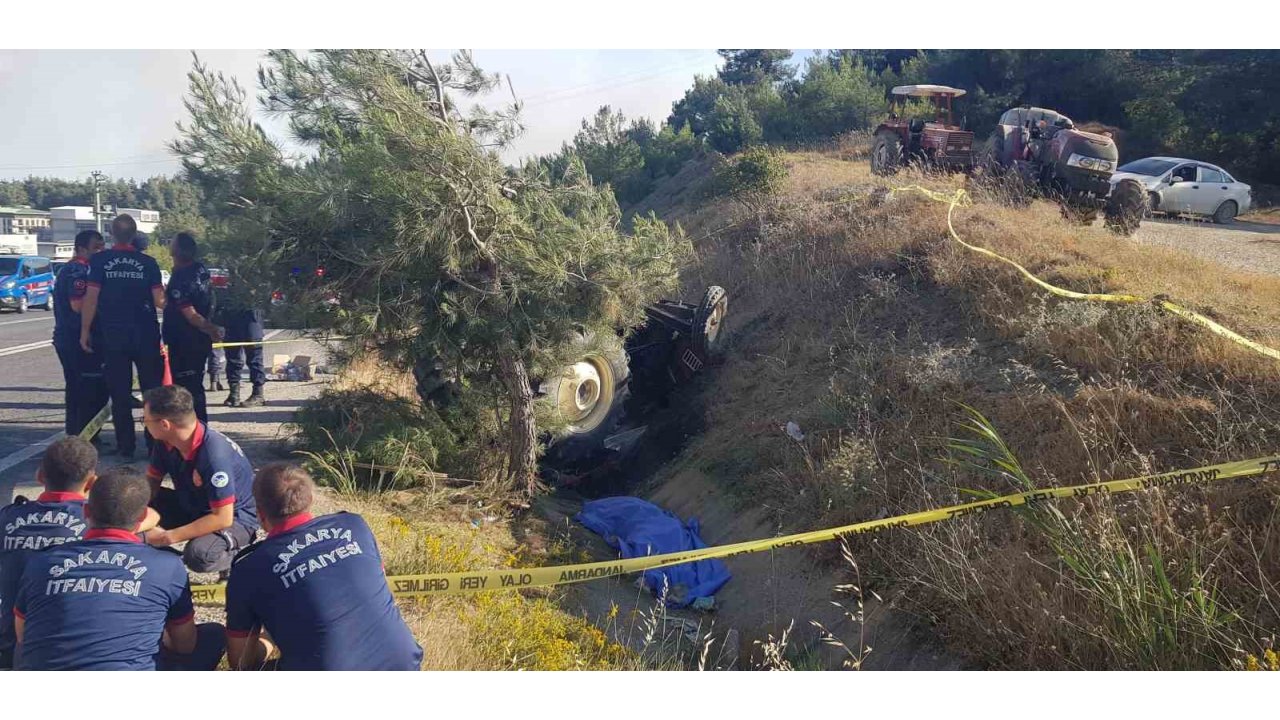 Kızının Kullandığı Traktörde Can Verdi