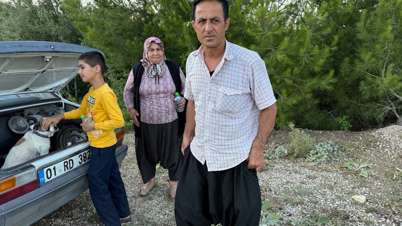 Kozan’daki Orman Yangını: Kimi Hayvanları İçin, Kimi De Canlı Yayın İçin Hayatını Tehlikeye Attı