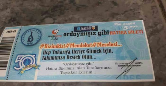 Kütahya’da seyircisiz maça 43 bin bilet