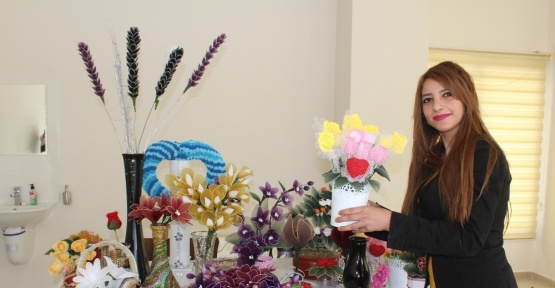 İpek kozası yeniden evlerin süsü oldu