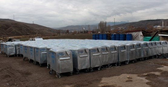 Çankırı Belediyesi 400 Adet çöp konteyneri aldı