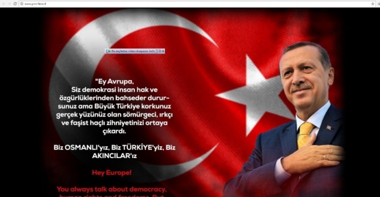 Cyber Warrior hack grubu, Hollanda Merkez Bankasına Erdoğan’ın fotoğrafını koydu