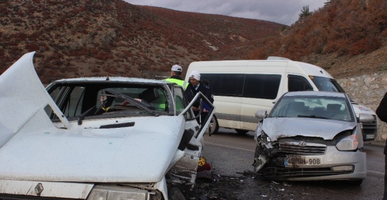 Tavşanlı’da trafik kazası, 2 yaralı