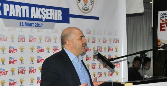 AK Partili Baloğlu, Akşehir’de referandum çalışmalarına katıldı