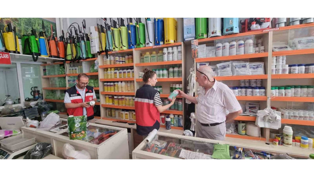 Simav’da Bitki Koruma Ürünü Bayilerinde Denetim