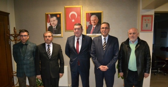 Kaymakam Başkan Tekin’i ağırladı