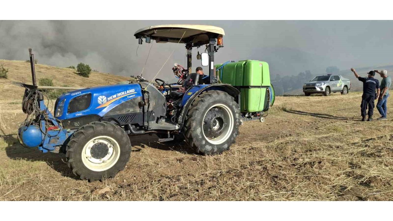 Sarıgöl’de Orman Yangını Başladı