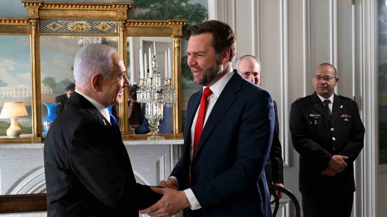 Netanyahu, Abd Başkan Yardımcısı Vance İle Bir Araya Geldi