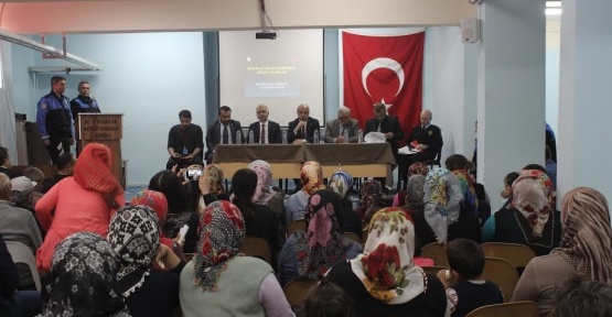 Osmaniye Emniyet Müdürlüğünden mahallelerde huzur toplantısı