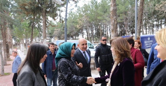 Dışişleri çalışanlarının eşlerinden Kilis’e ziyaret