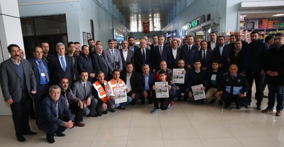 Başkan Yanılmaz, terminal esnafı ile bir araya geldi
