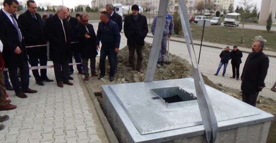 Kütahya’da çöpler yer altına iniyor