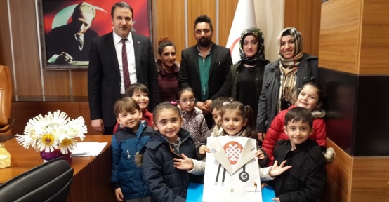 Miniklerden tıp bayramı ziyareti