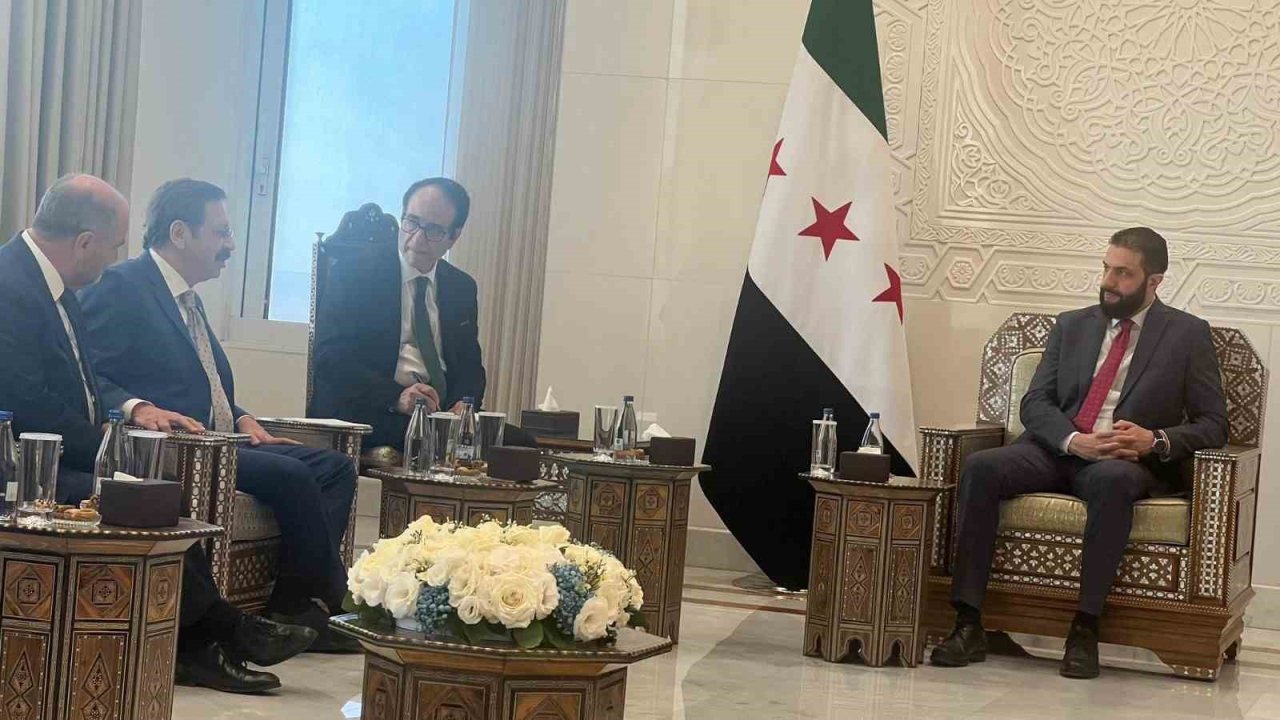 Tobb Başkanı Hisarcıklıoğlu, Suriye Cumhurbaşkanı Şara İle Şam’da Bir Araya Geldi