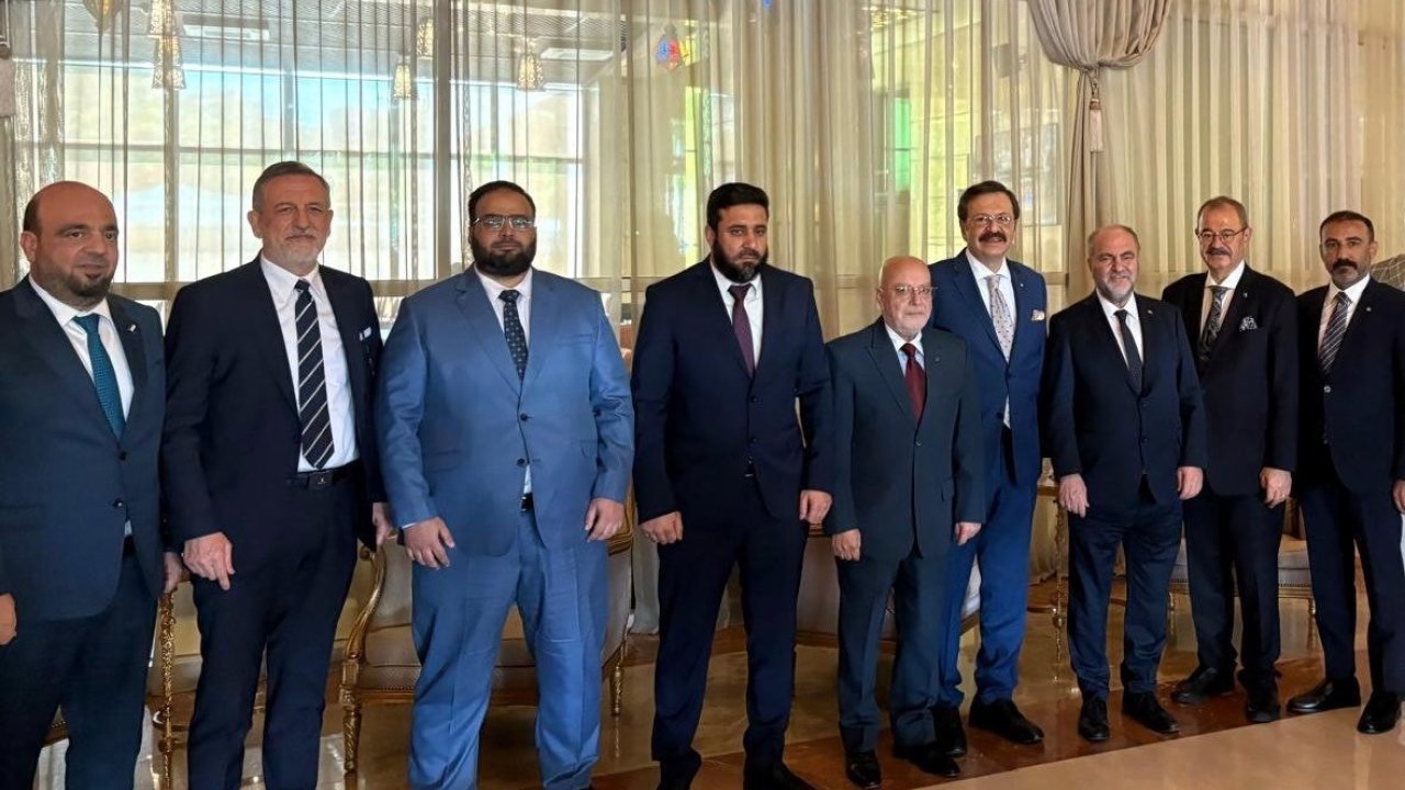 Konukoğlu Ve Yıldırım, Suriye Ekonomik İş Birliği Görüşmelerine Katıldı