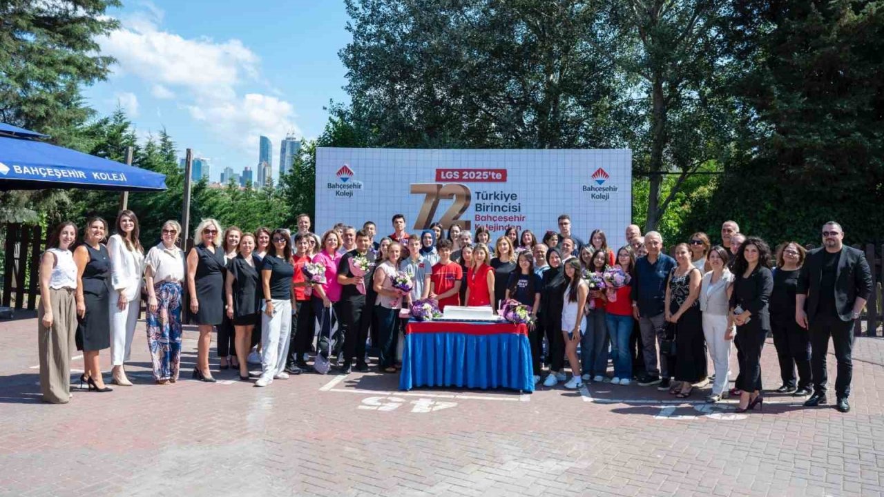 Lgs 2025’te Bahçeşehir Koleji’nden 72 Türkiye Birincisi Çıktı