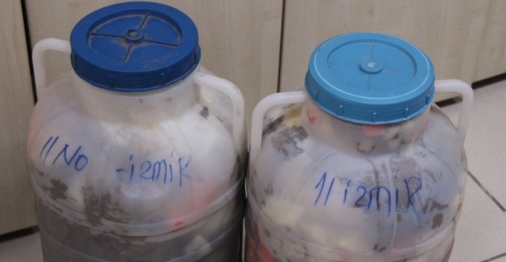 Turşu bidonunda uyuşturucu sevkıyatı