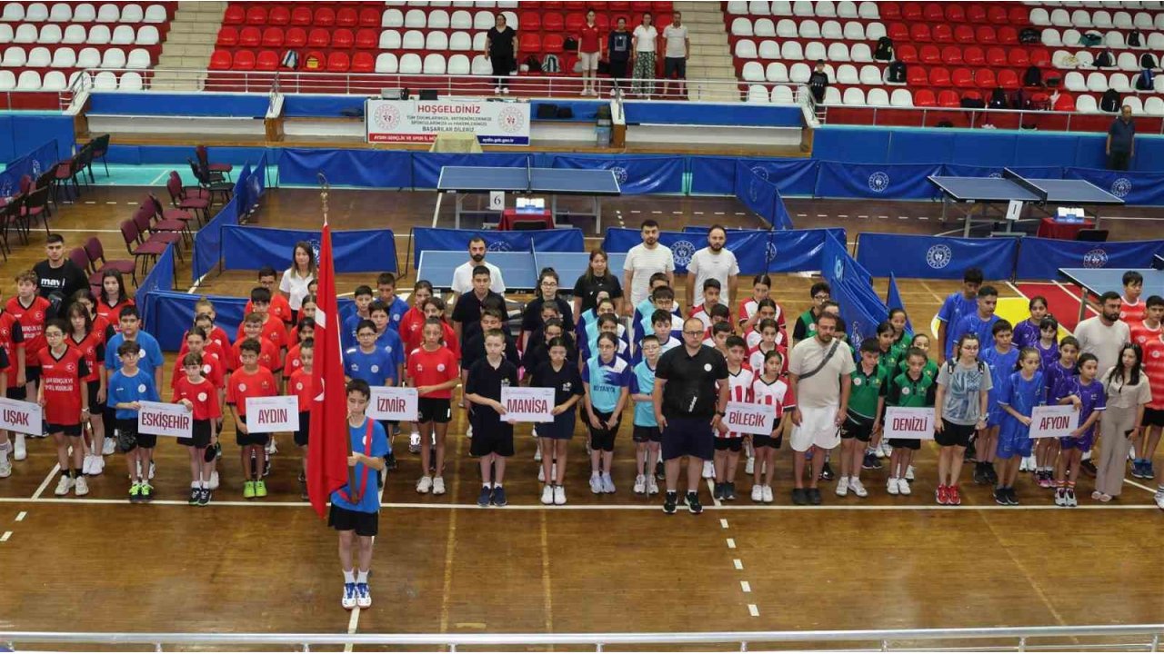 Anadolu Yıldızlar Ligi Masa Tenisi Müsabakaları Aydın’da Başladı