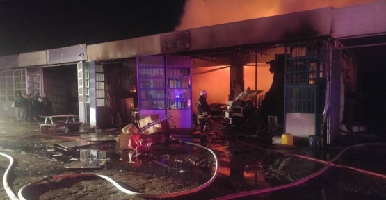 Kuşadası’nda iş yeri yangını; 1 ölü