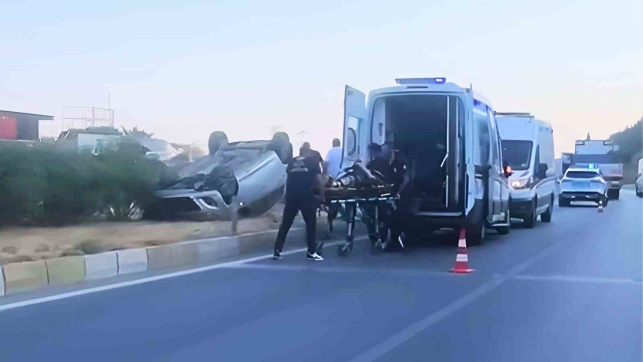 Söke’de Otomobil Takla Attı: 3 Yaralı